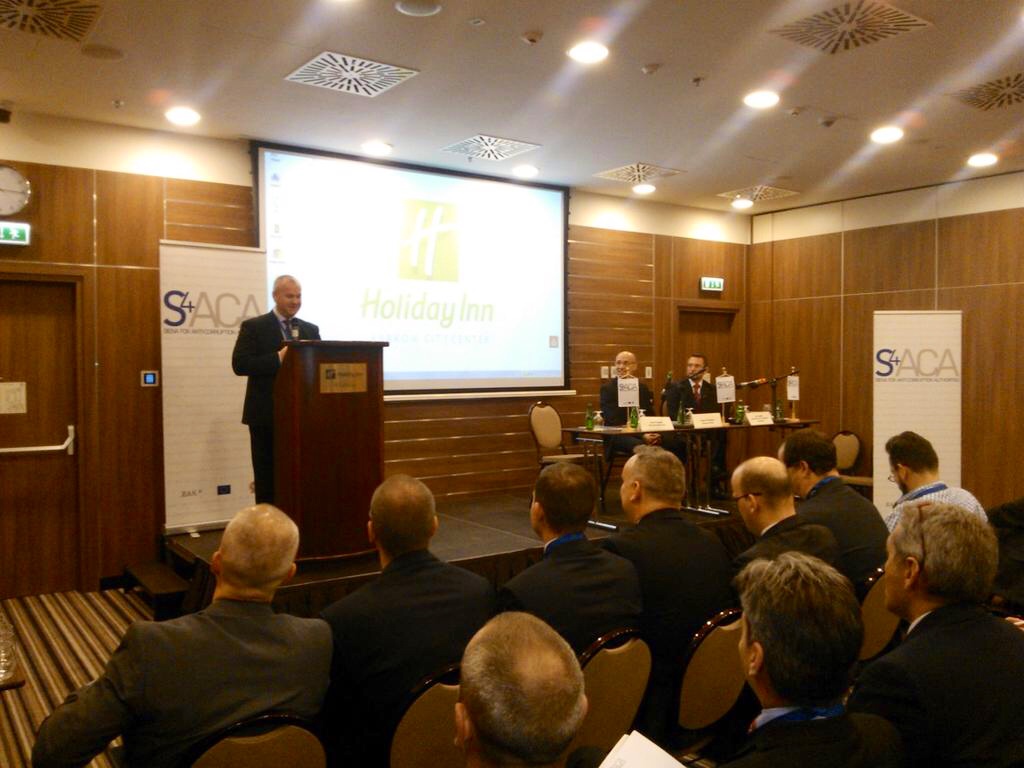 CBA head speaking at the opening of the Conference of the project SIENA