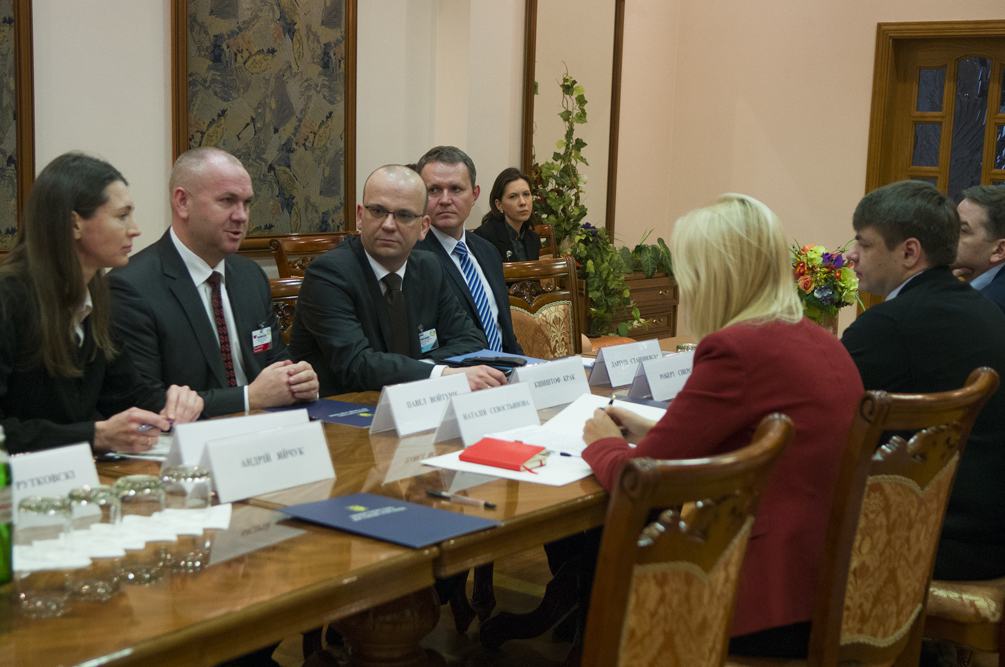  CBA head during a meeting with the First Deputy Minister of Justice of Ukraine