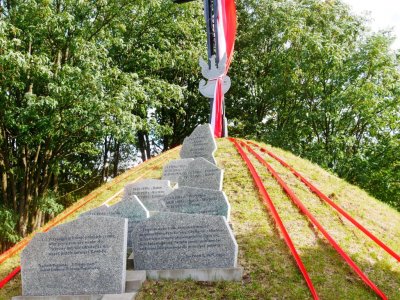 Pomnik żołnierzy Korpusu Ochrony Pogranicza w Wytycznie. Fot. Dawid Florczak/IPN Lublin. Źródło: ipn.gov.pl