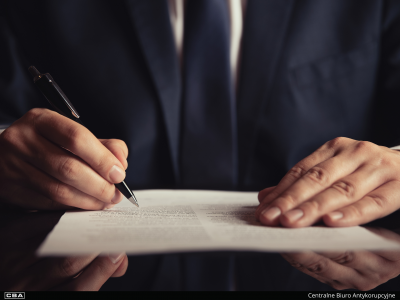 składany podpis na dokumencie