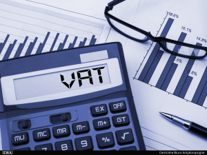 Documents and calculator.