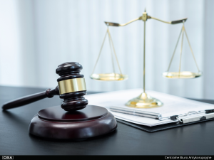 judge's gavel and scales of justice