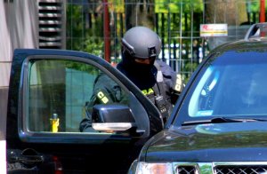 An attorney at law detained and arrested